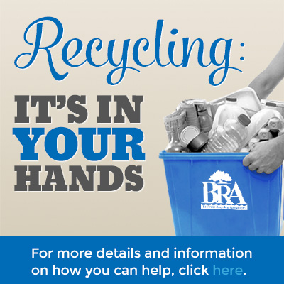 recycling in your hands